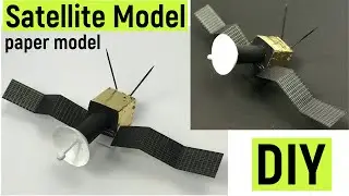 Satellite model - satellite - satellite model making easy- satellite paper model - diyas funplay-diy