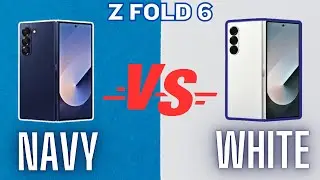 When you can't decide on a Galaxy Z Fold 6 Color [ Navy vs. White ] #zfold6