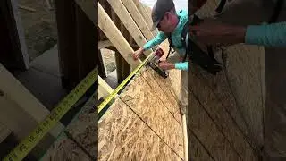 Tiny home progress: Installing sheathing, LP facia, and soffit.