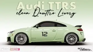 Audi TTRS (2020) - clean Quattro Liverydesign  - Forza Horizon 5 Design | Speedart
