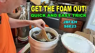 How To Remove Unsightly Foam from your Honey S8E23 #beekeeping
