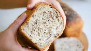 🍞 GRAIN BREAD 🌻 Favorite Homemade BREAD Recipe 🌾