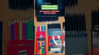 É fácil deixar um artista feliz 😄😍🎨🖌️Quem mais aí ama materiais artísticos? #educacao #artista