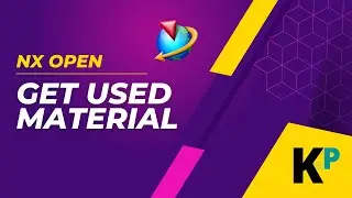 Get Used Material in Part | Nx Open Programming | Using Visual Basic | Parametric Krish