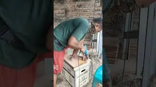 membuat matras untuk mencetak batako