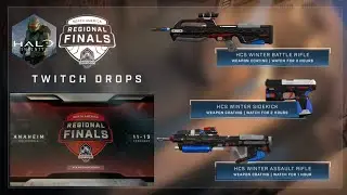 Halo Infinite NEW HCS WINTER Weapon Skins