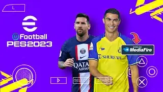 eFootball 23 PPSSPP Small Size Android New Transfer Cristiano Ronaldo Al-Nassr | Graphics HD