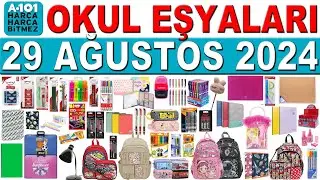 A101 OKUL EŞYALARI 2024 | A101 KIRTASİYE MALZEMELERİ 29 AĞUSTOS 2024 | A101 ÇANTA DEFTER KALEM
