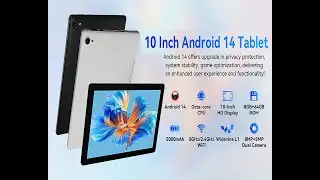 Tablet 10 Inch Android 14 Tablets | android 14 tablet review | 8GB, 64GB,1TB, Octa-Core, 5000mAh,