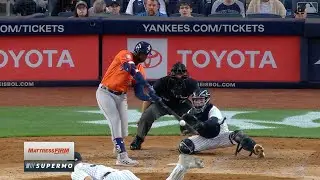 Yordan Alvarez hits a three-run home run on a line to right field as the Astros go back on top, 6-3
