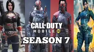 CODM SEASON 7 BATTLE PASS CHARACTER LEAKS | TEMPLAR, ARTERY, ALIAS, DAME, SIREN | DEVS CONFIRMED