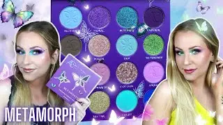 NEW ARTTITUDE COSMETICS METAMORPH PALETTE | 2 Looks & Swatches