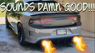 Dodge Charger ScatPack Revs ll Mid Muffler Delete #shorts