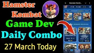 27 March Hamster Kombat Game Dev Daily Combo Cards Today | Hamster Kombat Daily Combo Today