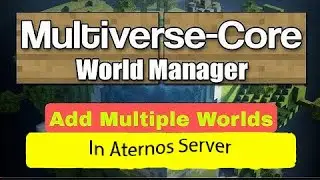 How to create Multiple Worlds in Aternos server!2022