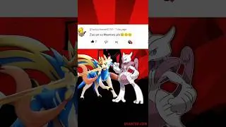 Pokemon unite Zacian Vs Mewtow X 