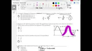 5470 Final Review 9 - Waves & Sound