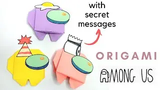How to Make Origami Among Us | Paper Craft DIY