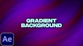 Smooth Gradient Background Tutorial in After Effects | Smooth Color Gradient