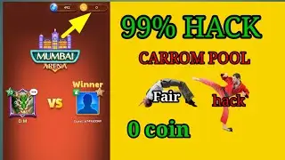 carrom pool fair gamplay only hack all coins 0😭😭//
