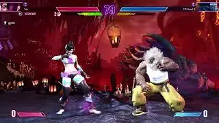 Juri Ms.Fortune vs Akuma roshi 👊 SF6