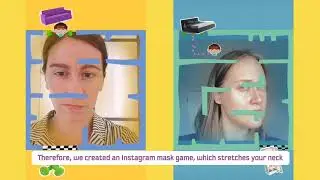 Instagram mask game stretches your neck