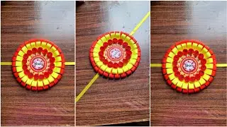 Tutorial of Rakhi Making Ideas | Big Rakhi Ideas For School Project