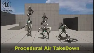 UE5 - Procedural Air TakeDown | Motion Warping