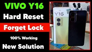 Vivo Y16 Hard Reset Solution | How to Unlock Pin, Pattern Lock Y16 | Y16 Pin lock kaise remove kare