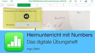 Heimunterricht mit Numbers - das digitale Übungsheft