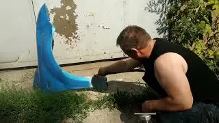Пескоструйный аппарат своими руками. Работа аппарата.