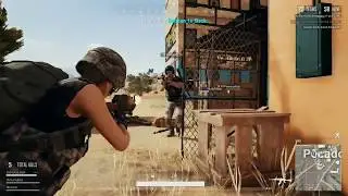 playerunknown's battlegrounds akm iron sight, 4kills,