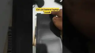 Ciri ciri baterai laptop rusak #baterailaptop #laptop #shorts