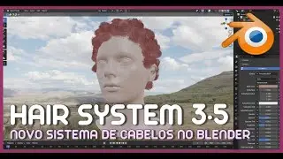 HAIR SYSTEM 3.5 - NOVO SISTEMA DE CABELOS NO BLENDER