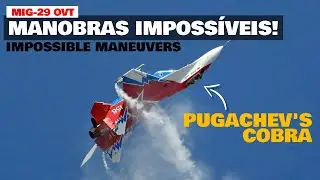 As manobras INSANAS que chocaram o ocidente: Caça Mig-29 modificado e sua EXTREMA manobrabilidade