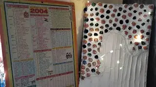 Turn your old calendar into a super TEXTURE ART ❤... (தமிழ்)
