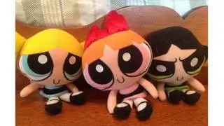 Powerpuff Girls Blossom Buttercup Bubbles 3 Plush Doll
