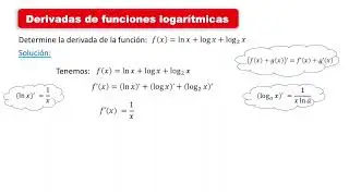 Derivadas de funciones logaritmicas 01