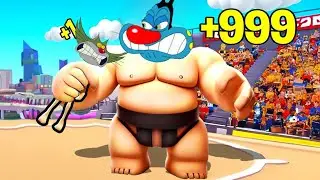 Oggy Try To Smash Jack In Sumo Simulator in Roblox!