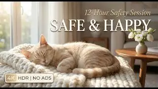 12 Hours of Healing Cat Music 🎶 Comforting Sounds to Help Your Cat Feel Safe & Happy 💖 NO ADS