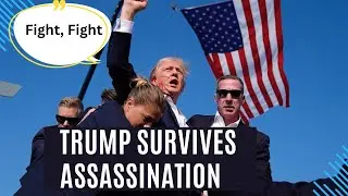 Shocking Video: Assassination Attempt on Donald Trump Captured on Camera | Shooter Neutralized