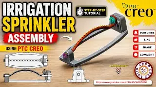 Irrigation Sprinkler System Design | Irrigation Sprinkler System Assembly | Creo parametric