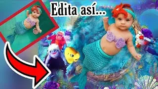 How to edit a baby photo (change background)