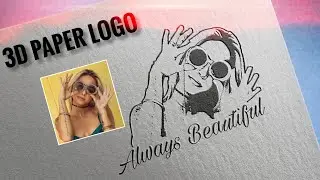 How to make a 3D Paper Logo | PicsArt | PixelLab | Android Editing |Mobile editing Tips