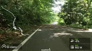 二口林道DH（山形県側）〜ロードバイク コース事前確認用