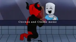 Chicken and Cheese animation meme | Roblox OC ( Blood and Flashing lights warning + read desc )