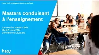 Quels Masters conduisent à l'enseignement?