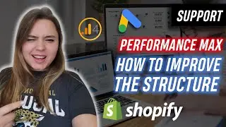 Performance Max optimization. Improve your structure in Google Shopping. Example on Shopify  store.