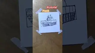 Tank drawing #drawing #art #tutorial