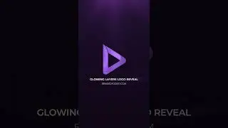 Glowing Layers Logo Reveal
